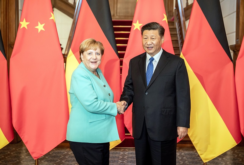 Xi Jinping, Merkel