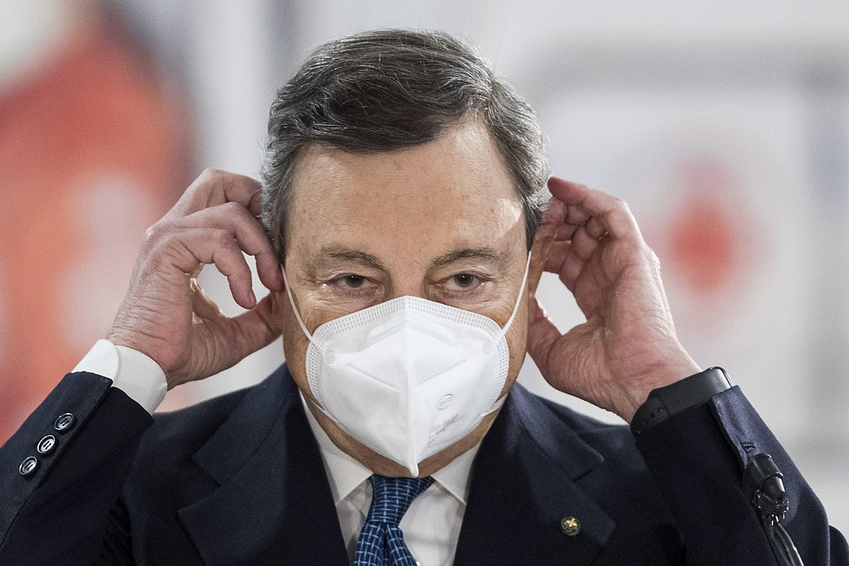 Ο Ιταλός πρωθυπουργός Mario Draghi © EPA