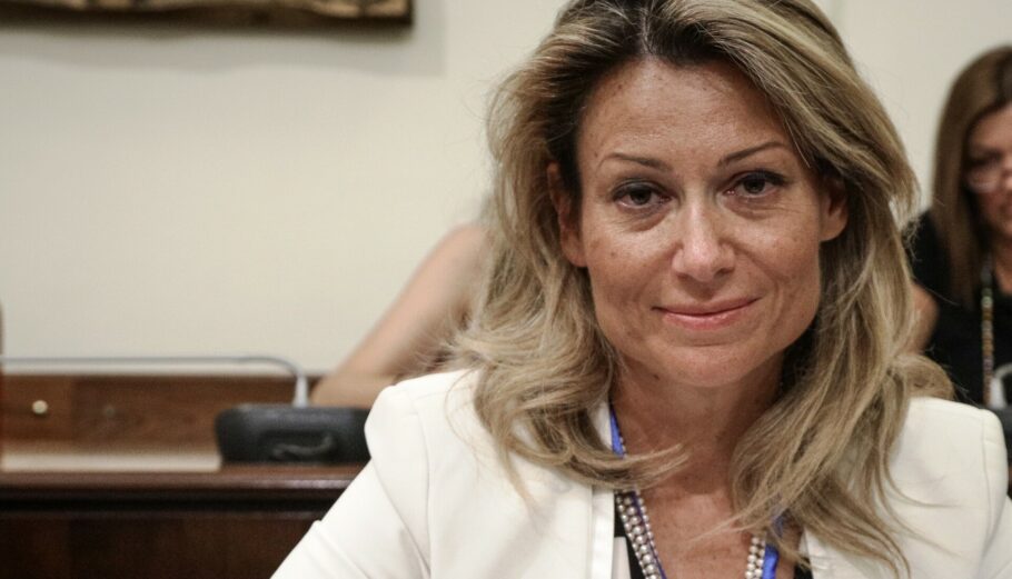 Η Πρόεδρος την Επιτροπής Κεφαλαιαγοράς, Βασιλική Λαζαράκου © Eurokinissi
