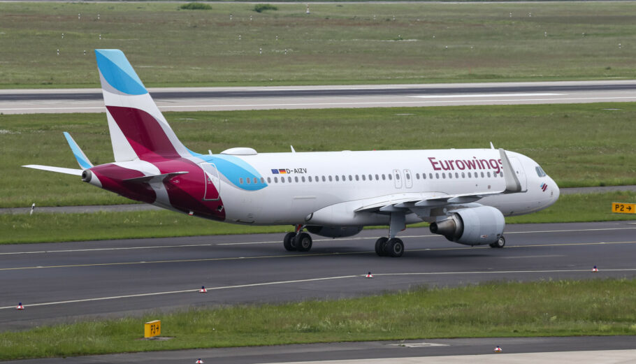 Η Eurowings υπερδιπλασιάζει τα αεροσκάφη της ενόψει Πάσχα