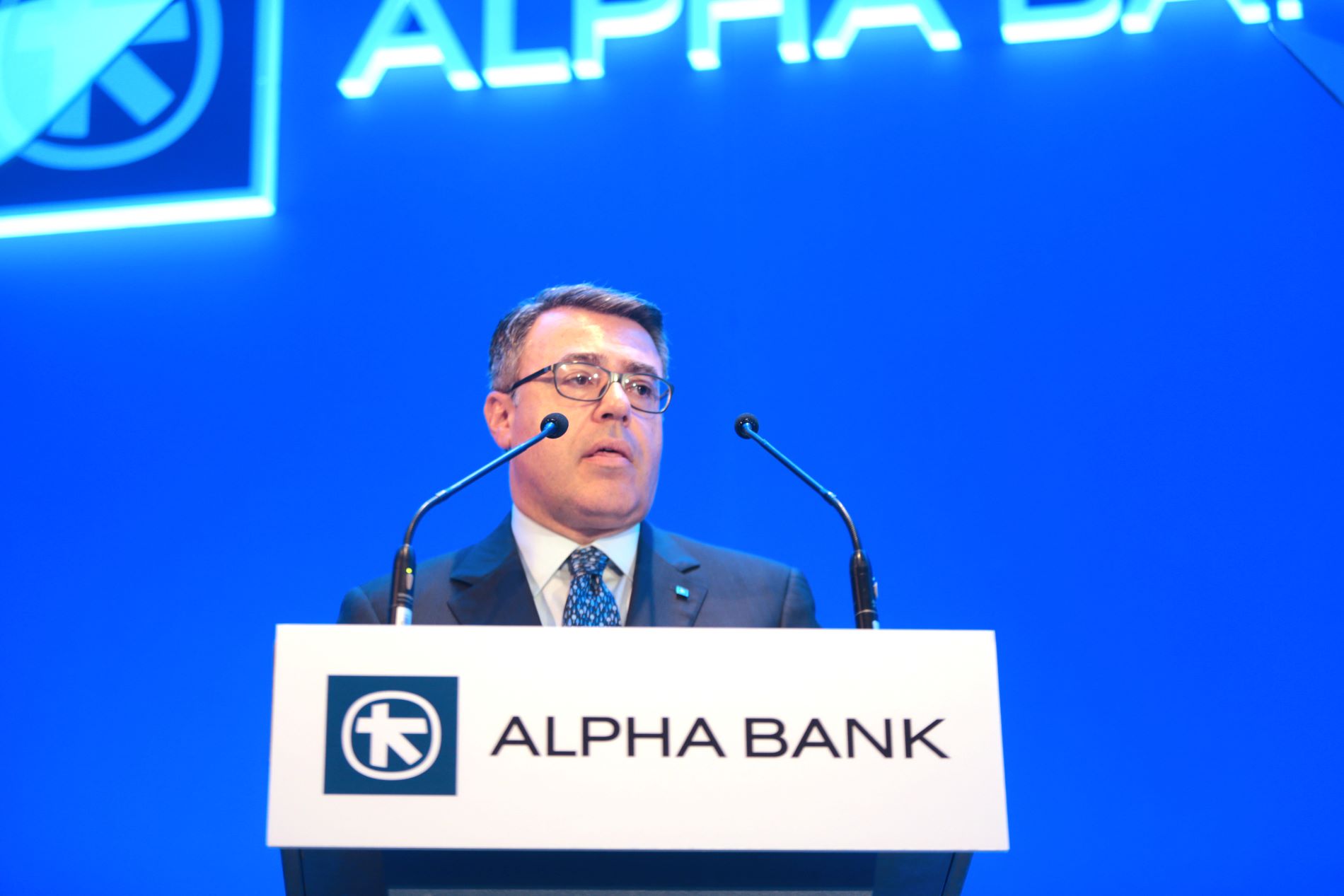 Ο CEO της Alpha Bank, Βασ. Ψάλτης / ΑΠΕ-ΜΠΕ