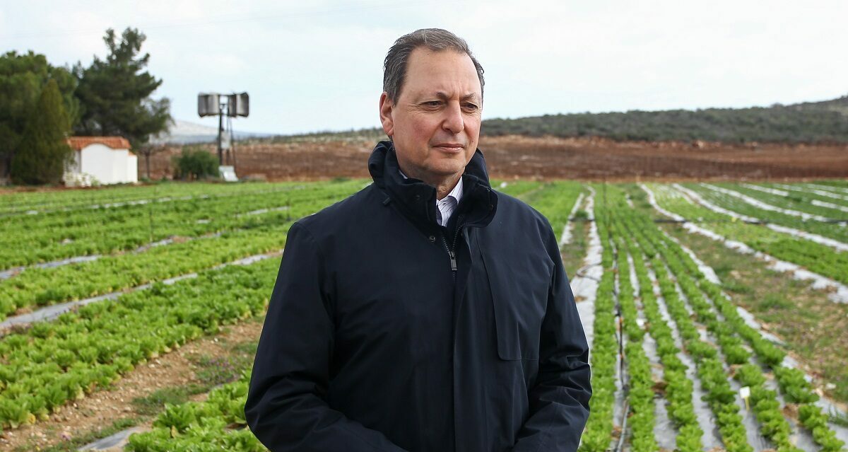 Ο Υπουργός Αγροτικής Ανάπτυξης και Τροφίμων, Σπήλιος Λιβανός/ Πηγή: EUROKINISSI