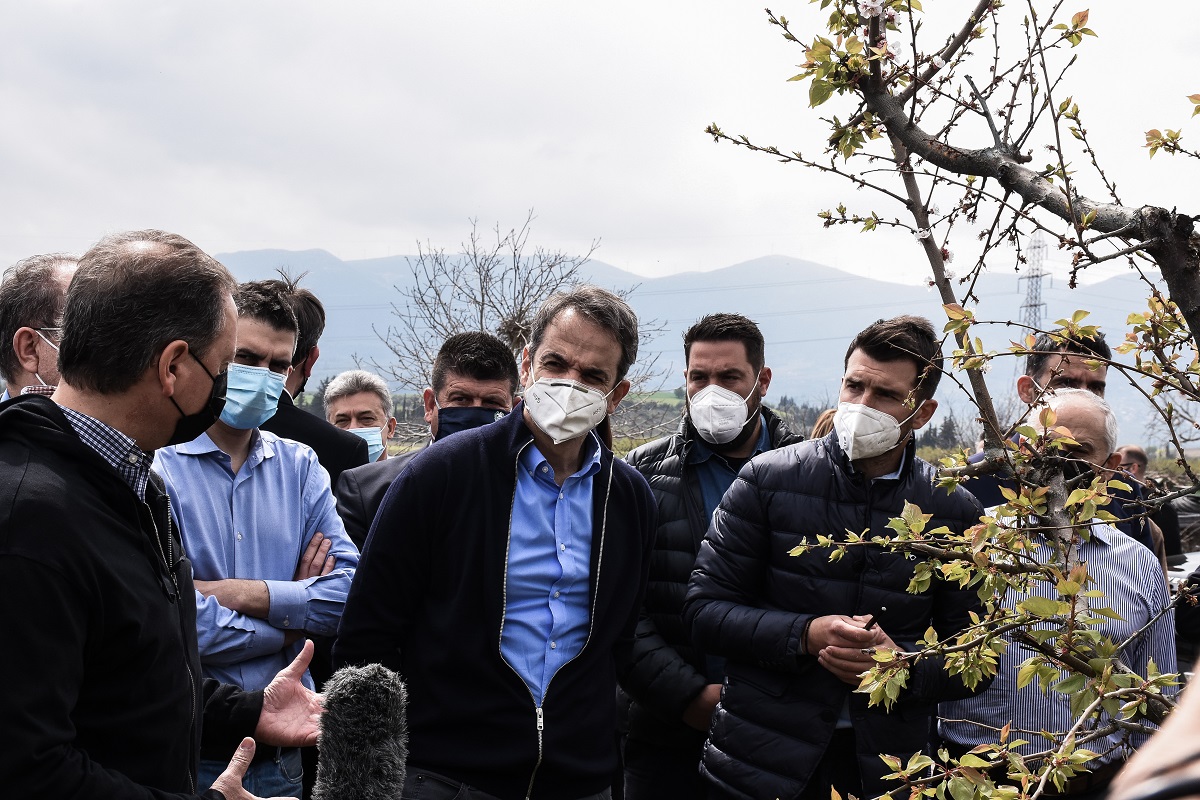 Μητσοτάκης – Κορινθία: Ταχύτατες αποζημιώσεις σε αγρότες λόγω παγετού
