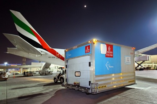 Η Emirates μετέτρεψε τα αεροσκάφη της σε καταψύκτες και μετέφερε 50 εκατ. εμβόλια © Emirates
