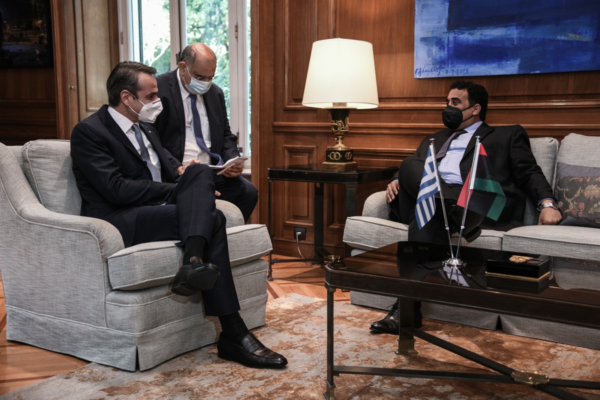 Τι συμφώνησε ο Μητσοτάκης με τον Πρόεδρο της Λιβύης