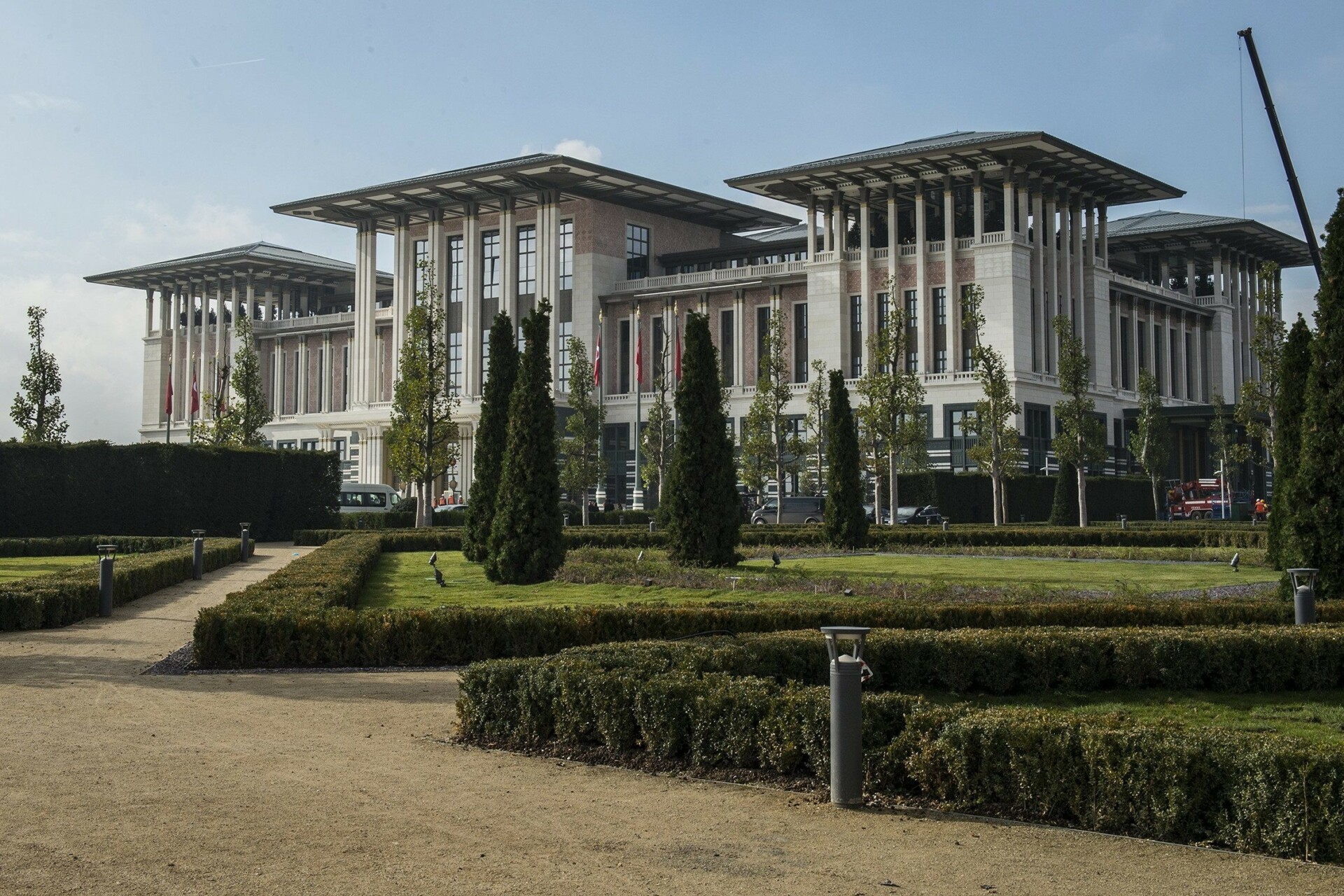 Το προεδρικό παλάτι του Ερντογάν στην Άγκυρα © EPA/STRINGER