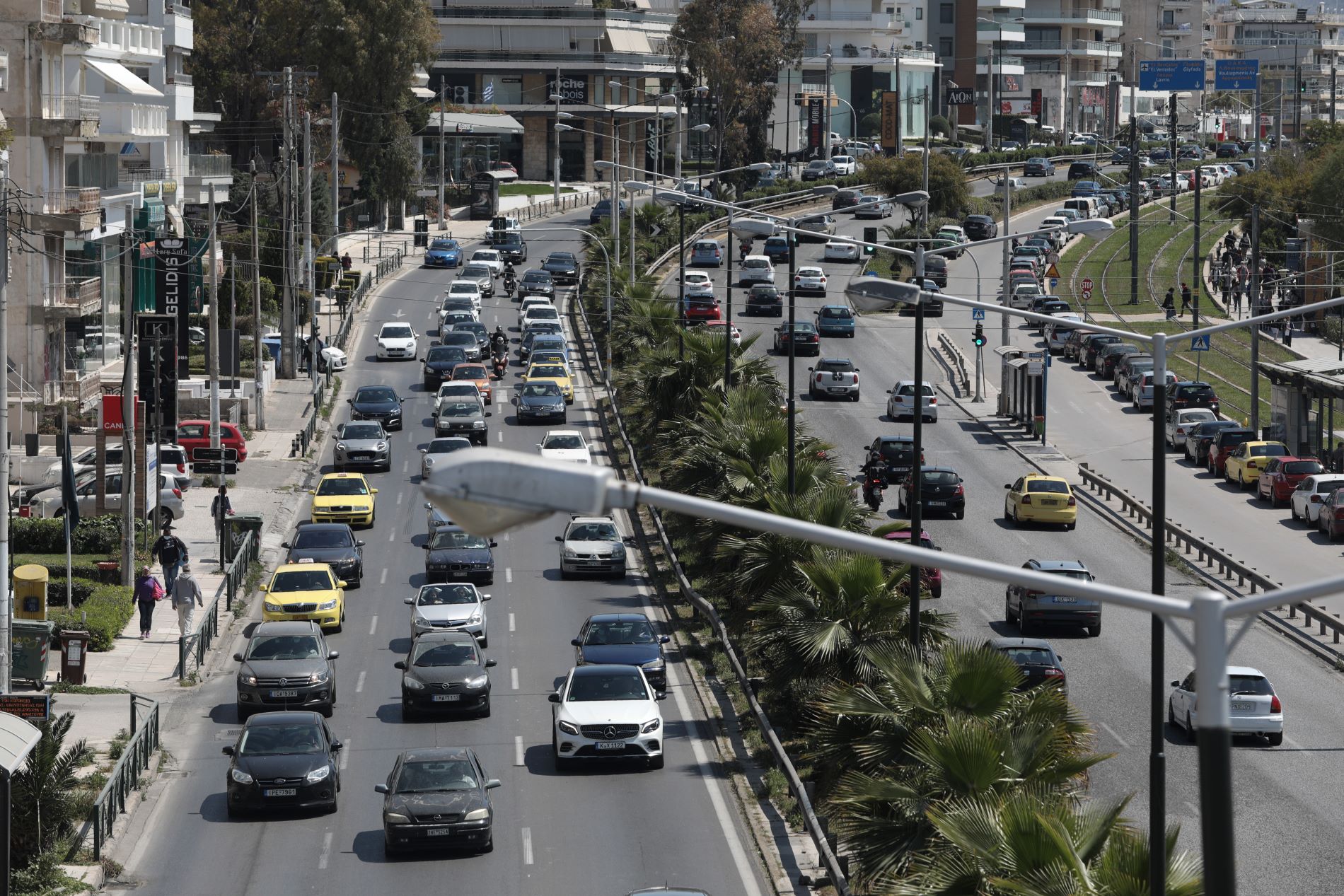 Αττική: Αύξηση 34,3% της κυκλοφορίας τα δύο τελευταία σαββατοκύριακα