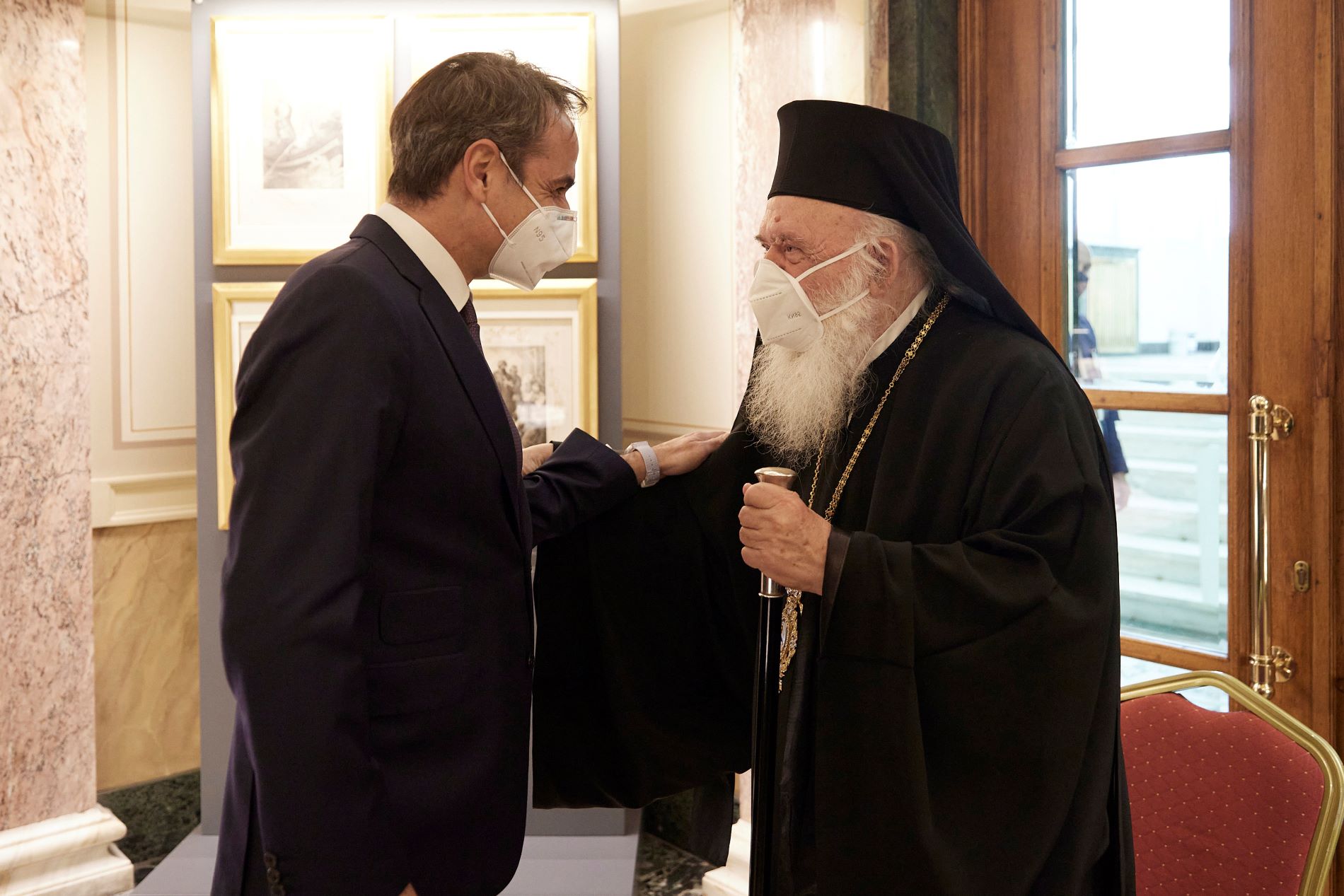 Κ. Μητσοτάκης: Εξέφρασε τη λύπη του για την επίθεση στη Μονή Πετράκη