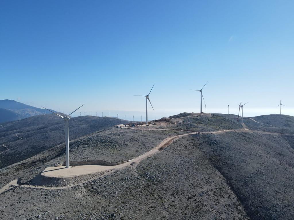 Αιολικό Πάρκο της ΔΕΗ Ανανεώσιμες στην Κεφαλονικά © ΔΕΗ Ανανεώσιμες