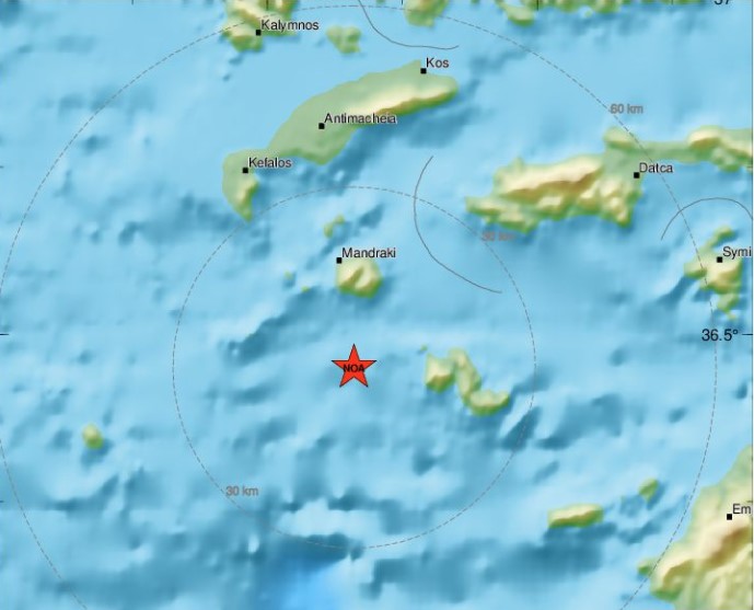 Συνεχής σεισμική ακολουθία στη Νίσυρο – Καθησυχαστικοί οι σεισμολόγοι
