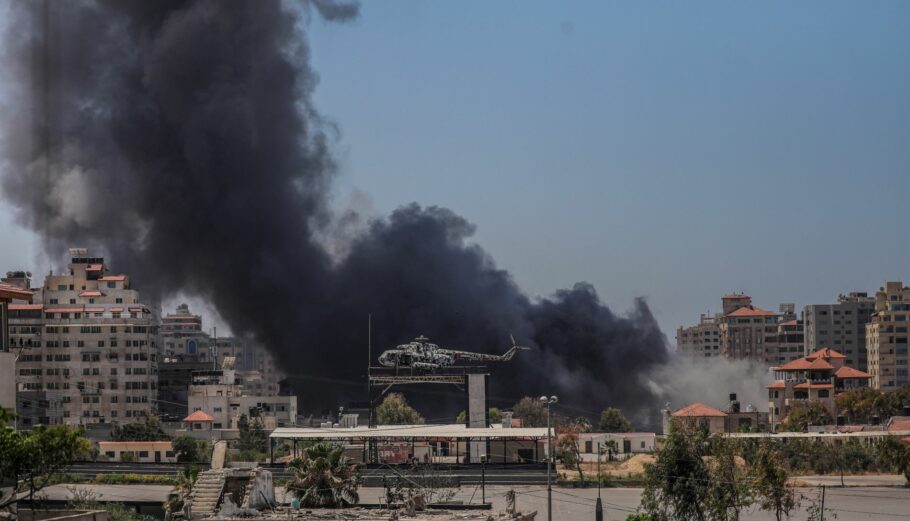 Συγκρούσεις στη Λωρίδα της Γάζας@EPA/MOHAMMED SABER