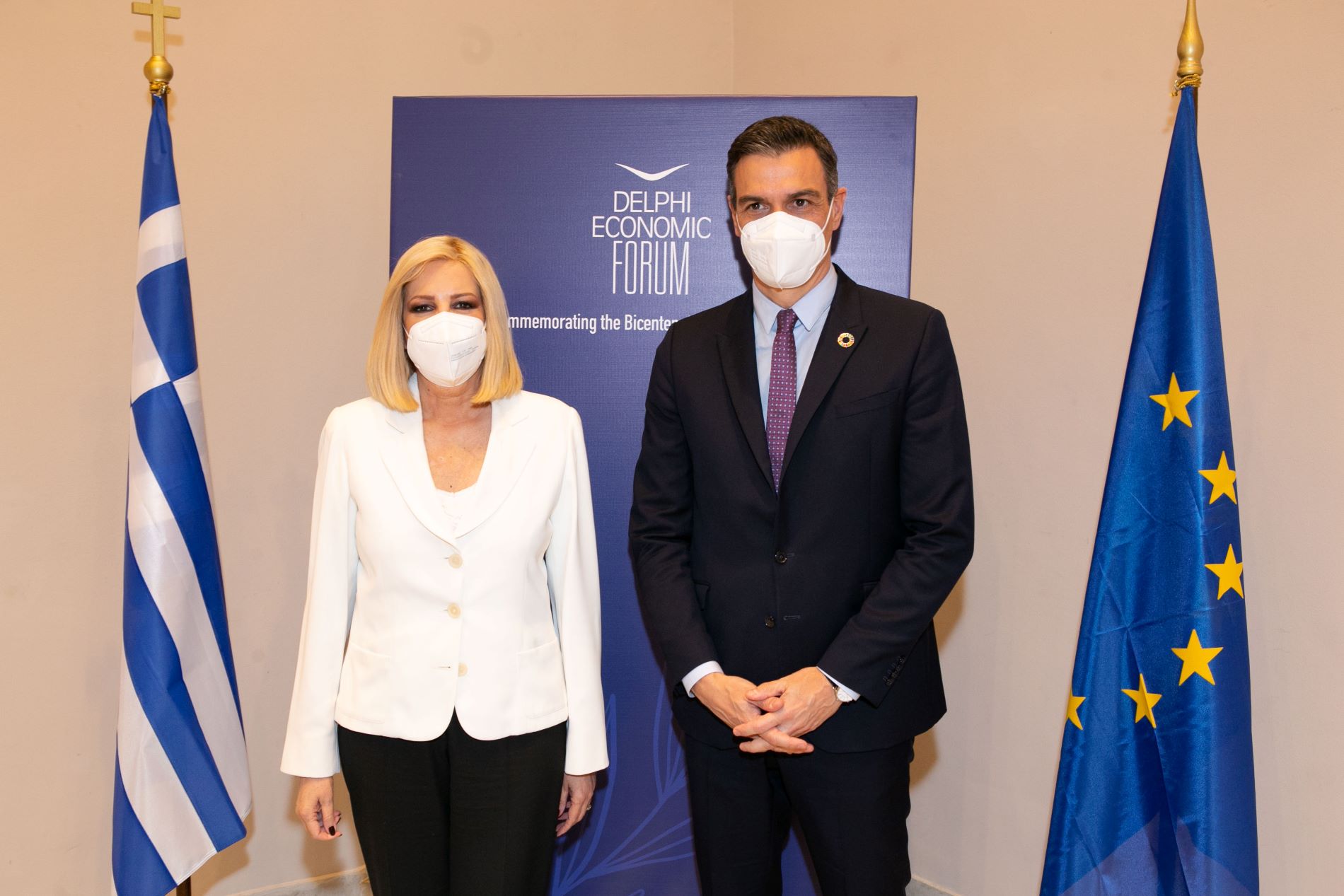 Γεννηματά σε Σάντσεθ: Να είμαστε πρωταγωνιστές μετά την πανδημία