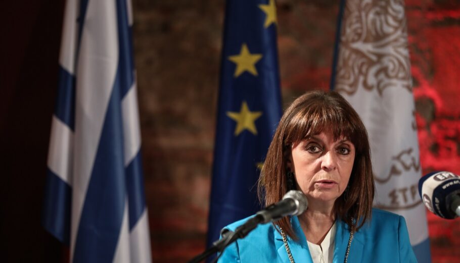 Η Πρόεδρος της Δημοκρατίας, Κατερίνα Σακελλαροπούλου © Eurokinissi