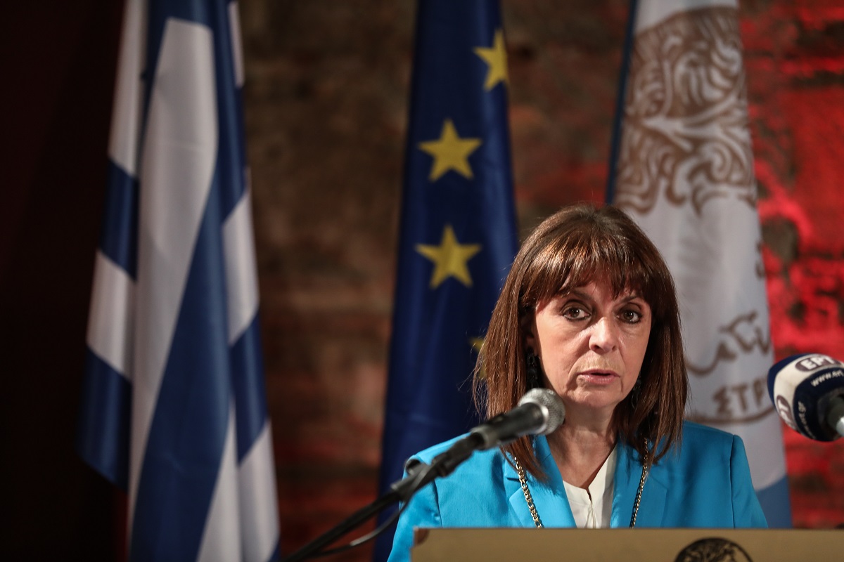 Η Πρόεδρος της Δημοκρατίας, Κατερίνα Σακελλαροπούλου © Eurokinissi