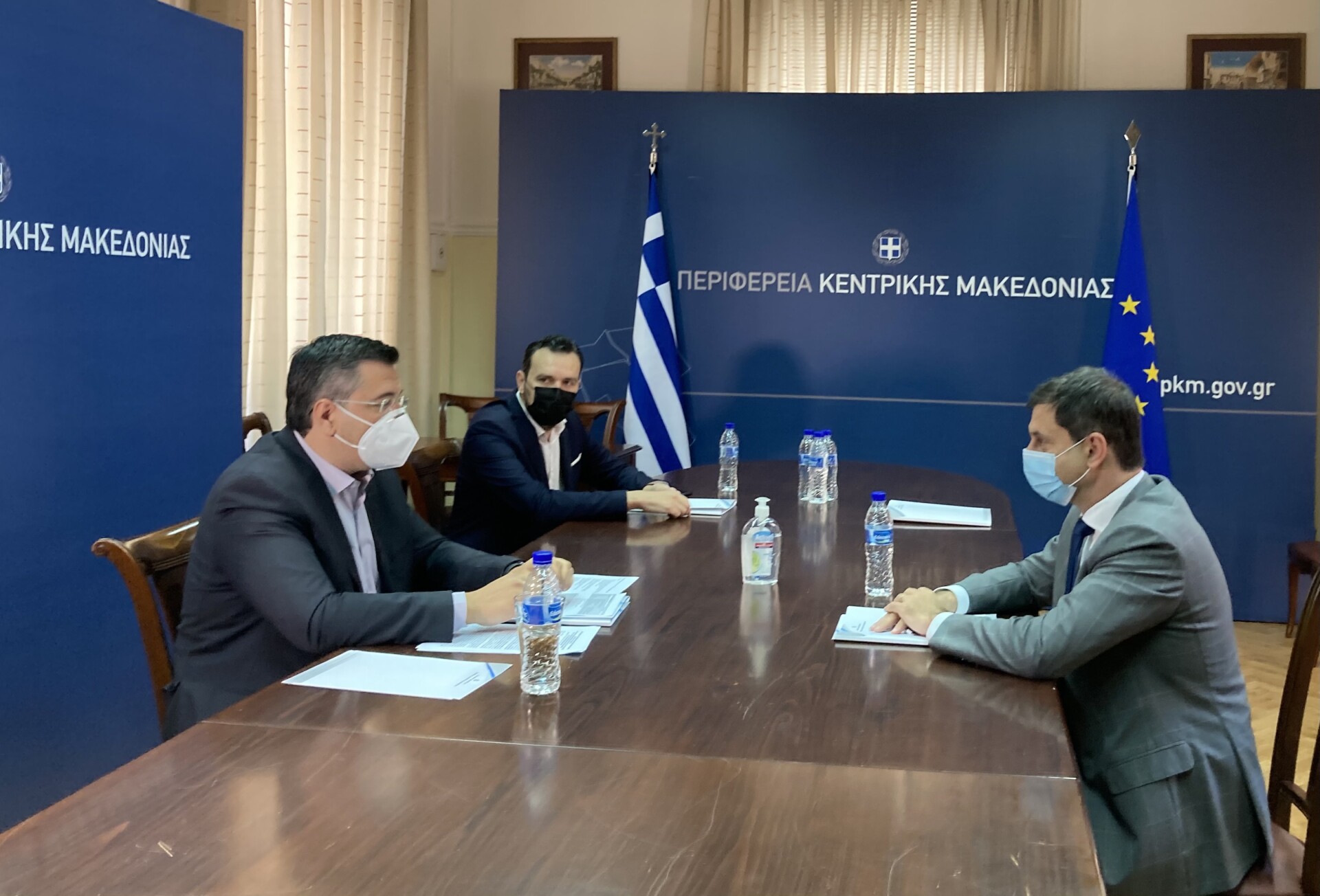 Ο Θεοχάρης στη Θεσσαλονίκη – Σημαντική η πύλη της Β. Ελλάδας