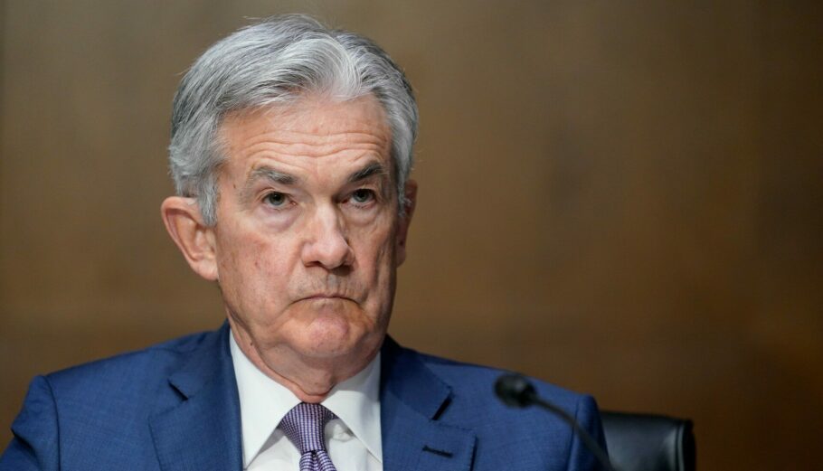 Ο επικεφαλής της Fed Τζερόμ Πάουελ © EPA/SUSAN WALSH/ POOL