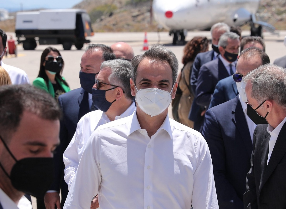 Ο Κυριάκος Μητσοτάκης στην εκδήλωση για την πράσινη Αστυπάλαια – Live