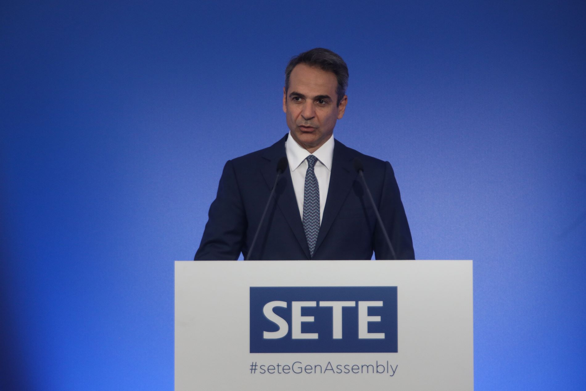 Live: Ο πρωθυπουργός στη Γενική Συνέλευση του ΣΕΤΕ