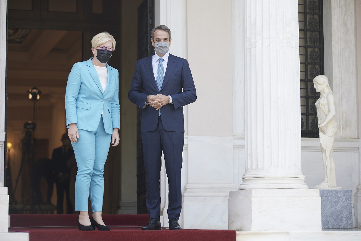 Μητσοτάκης – Σιμονίτε: Η Ελλάδα θα προστατεύσει τα σύνορα της ΕΕ
