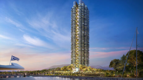 Μακέτα του Marina Tower © Lamda Development