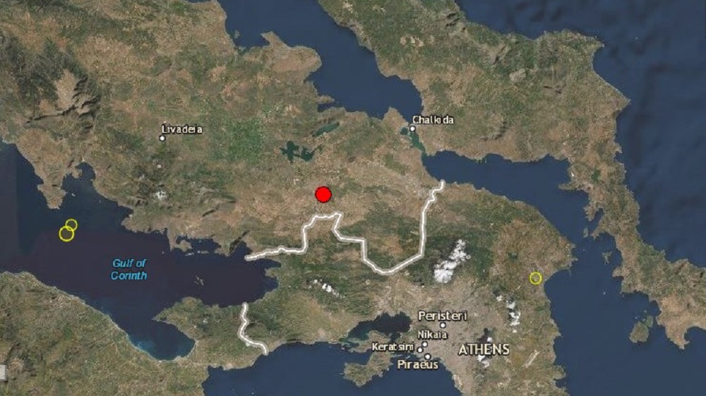 Σεισμός 4,1 Ρίχτερ στη Θήβα – Αισθητός και στην Αττική