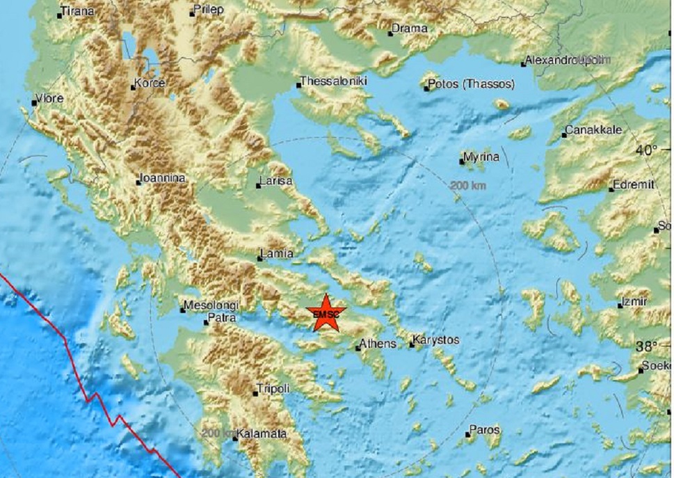 Σεισμός 3,1 Ρίχτερ στη Θήβα – Έγινε αισθητός και στην Αττική