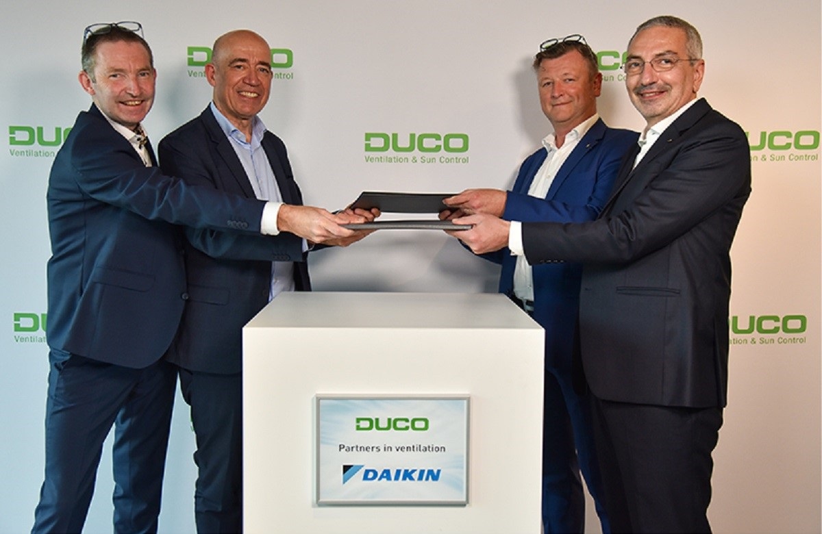 Νέα συμφωνία υπέγραψαν Daikin – DUCO για συστήματα εξαερισμού