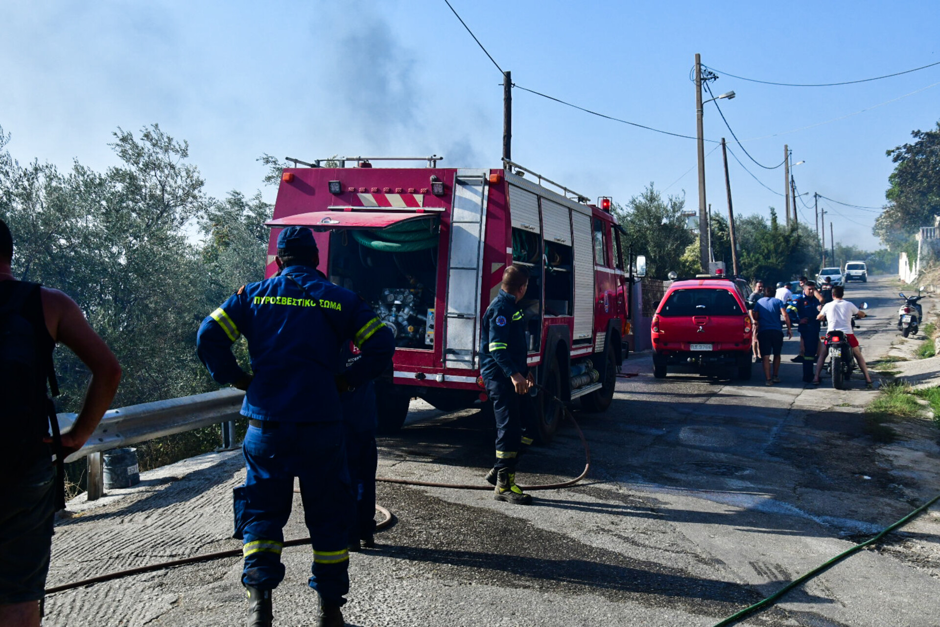 Επικίνδυνη φωτιά στη Λίμνη της Ευβοίας ©EUROKINISSI