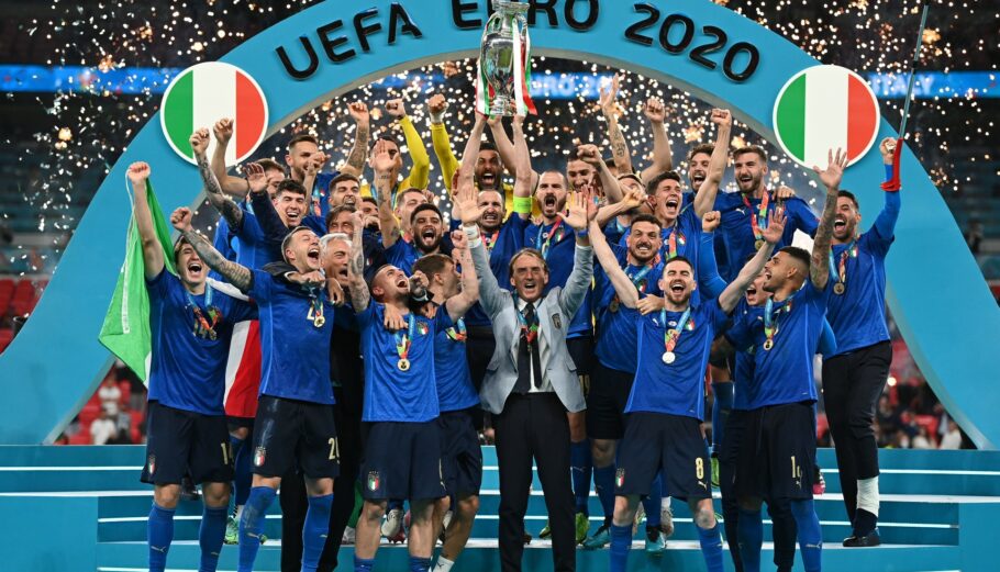Πρωταθλητές Ευρώπης οι Ιταλοί © EPA/Michael Regan / POOL