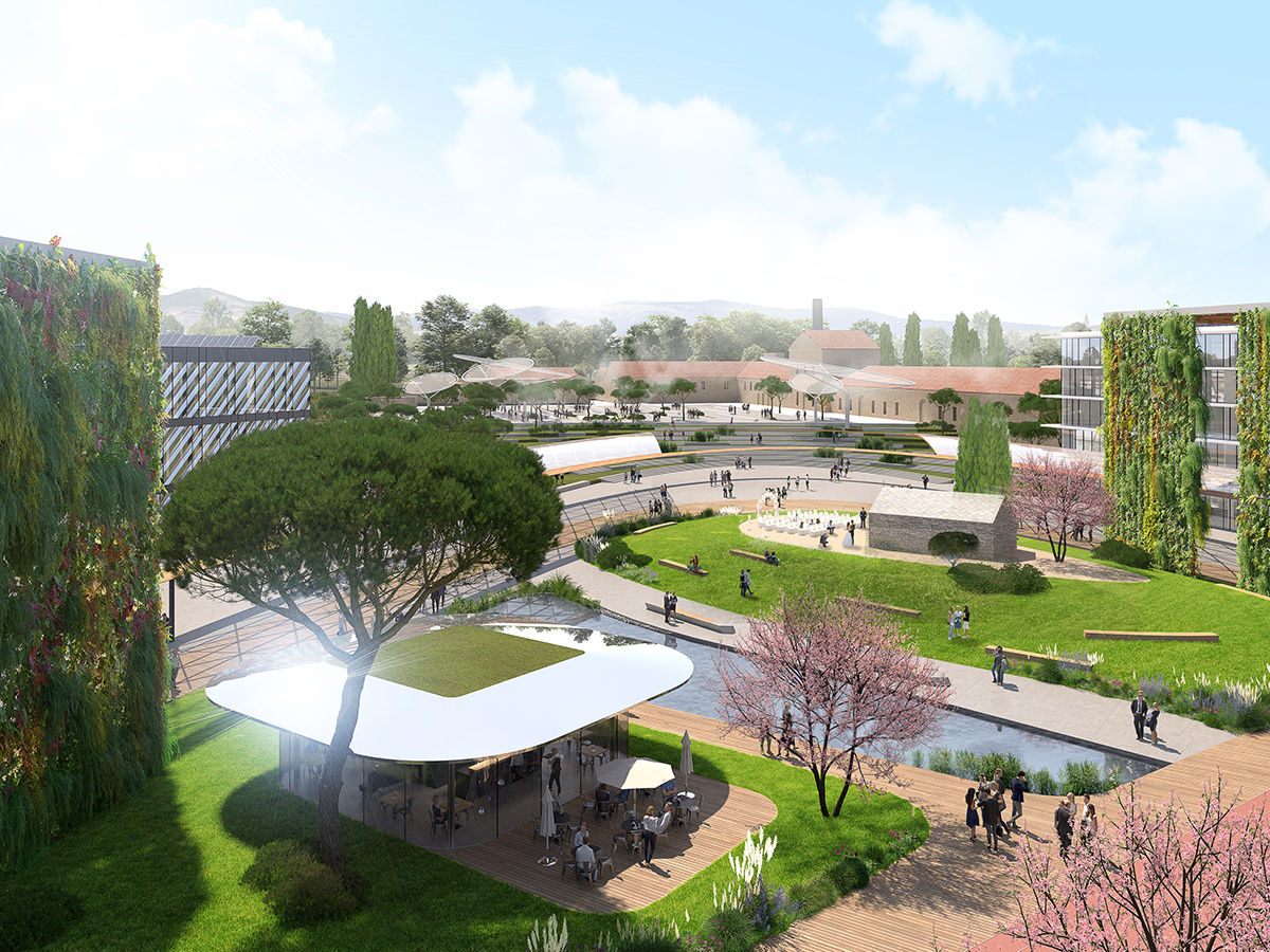 Μακέτα του Cambas Park στο κτήμα Καμπά, ενός εκ των έργων που έχει αναλάβει η REDS © el.reds.gr/