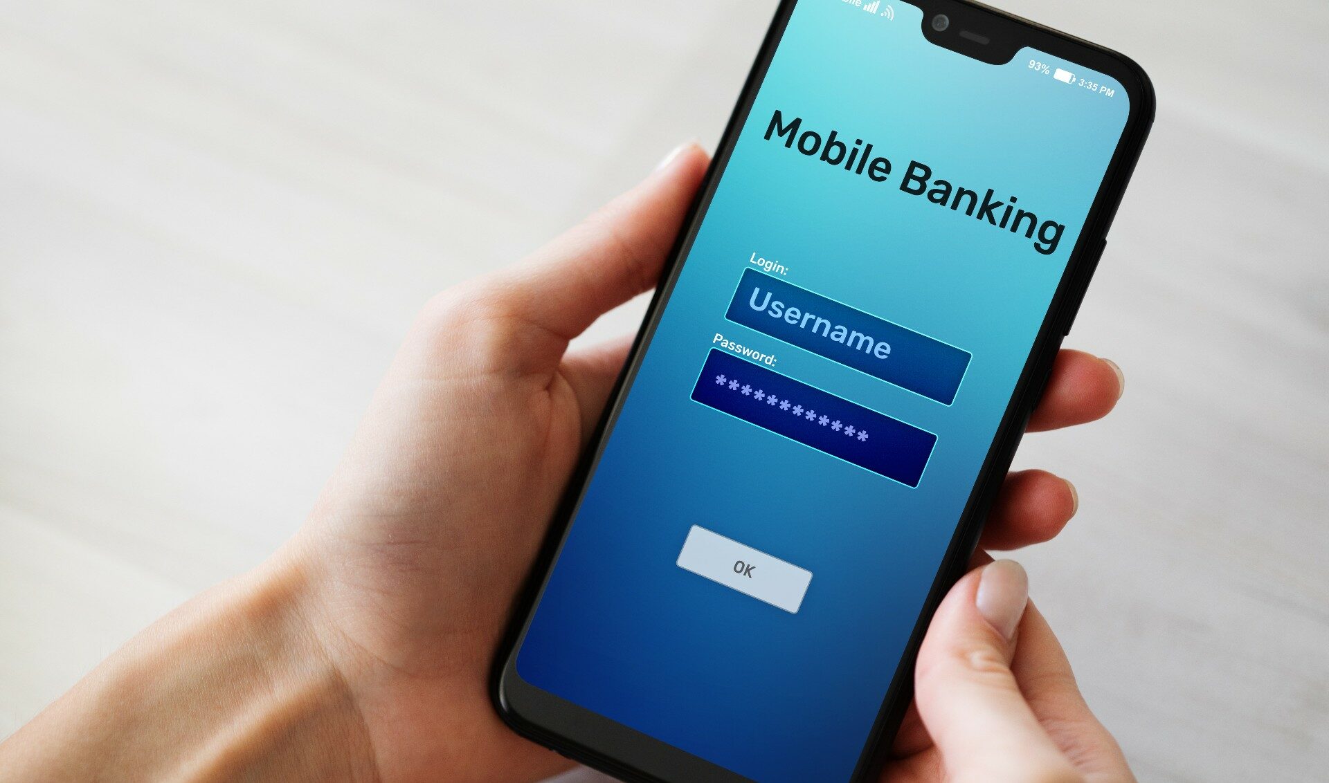 Mobile banking © 123rf