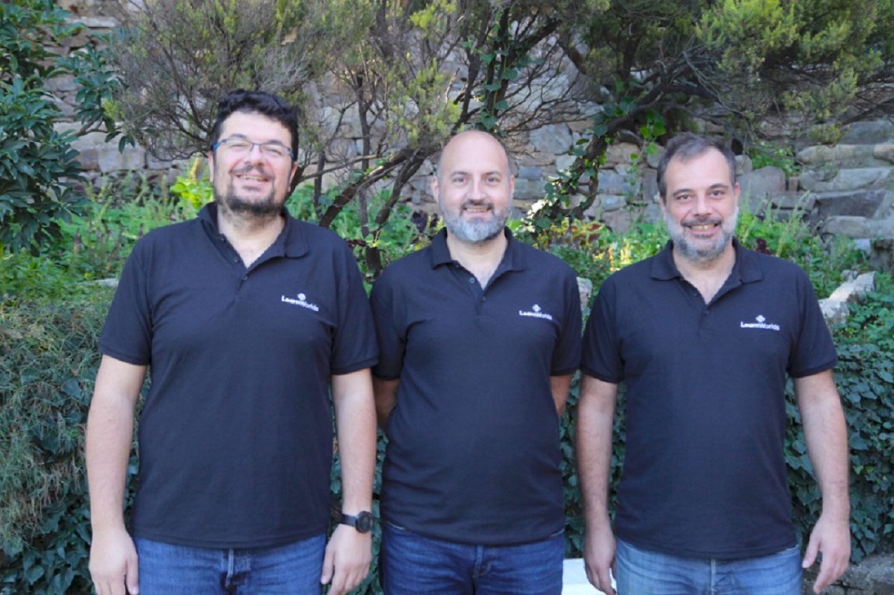 ©Η ιδρυτική ομάδα της LearnWorlds Γιώργος Παλαιγεωργίου, Φάνης Δεσποτάκης και Πάνος Σιώζος