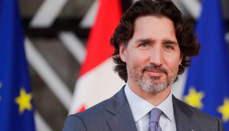 Ο πρωθυπουργός του Καναδά Τζάστιν Τριντό © EPA/STEPHANIE LECOCQ / POOL