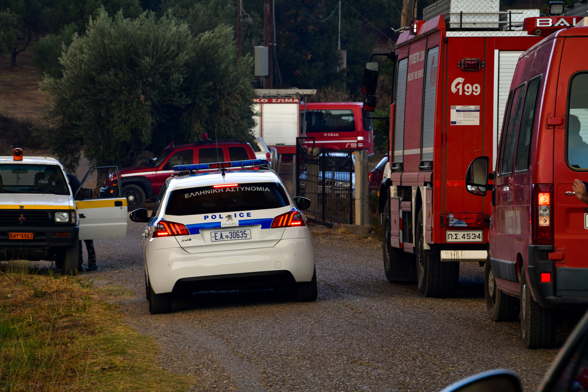 Πυρκαγιά στην Αρχαία Ολυμπία: Εκκενώνεται ο οικισμός-Κυκλοφοριακές ρυθμίσεις