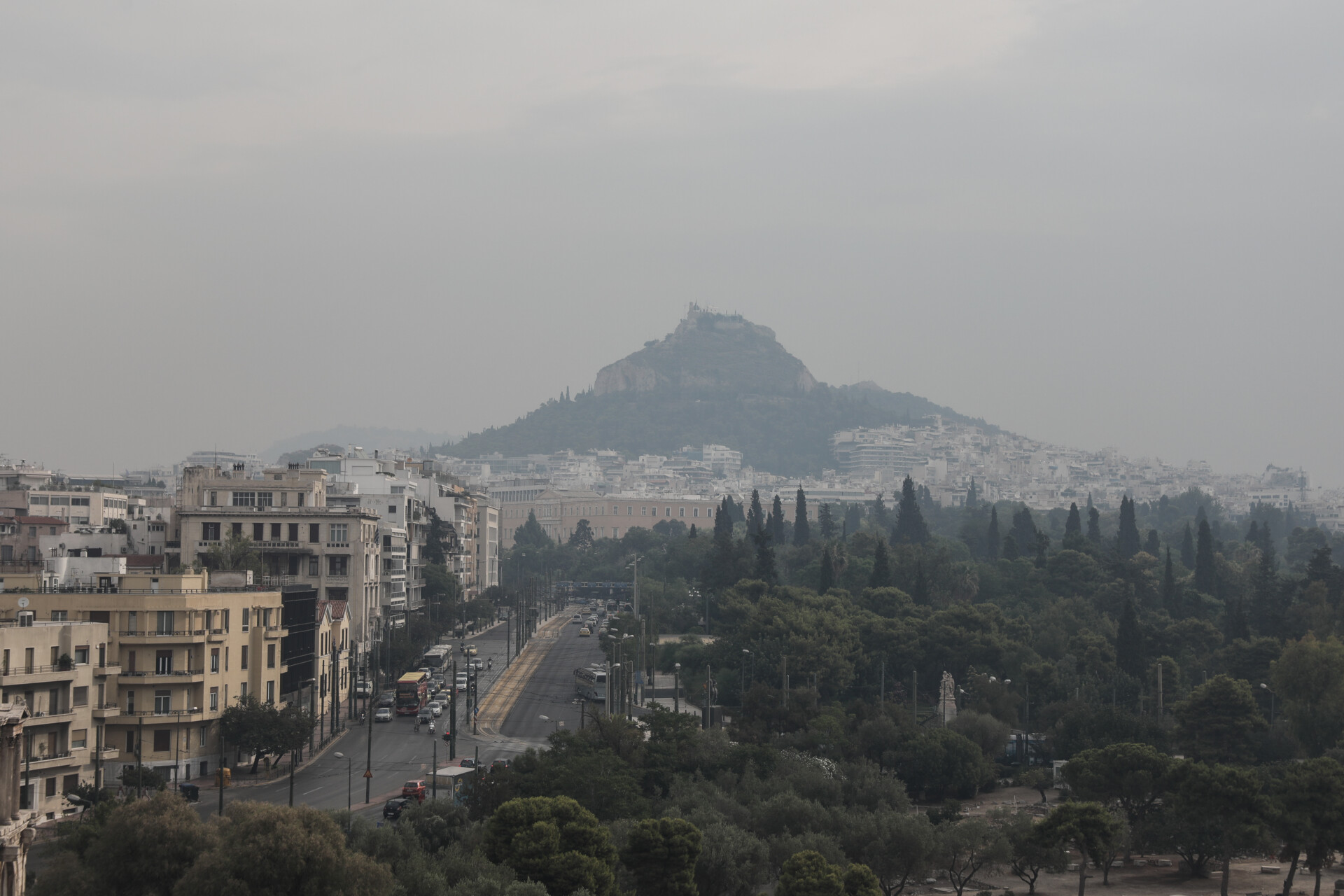 Σε ιδιαίτερα υψηλά επίπεδα τα αιωρούμενα σωματίδια στην Αττική