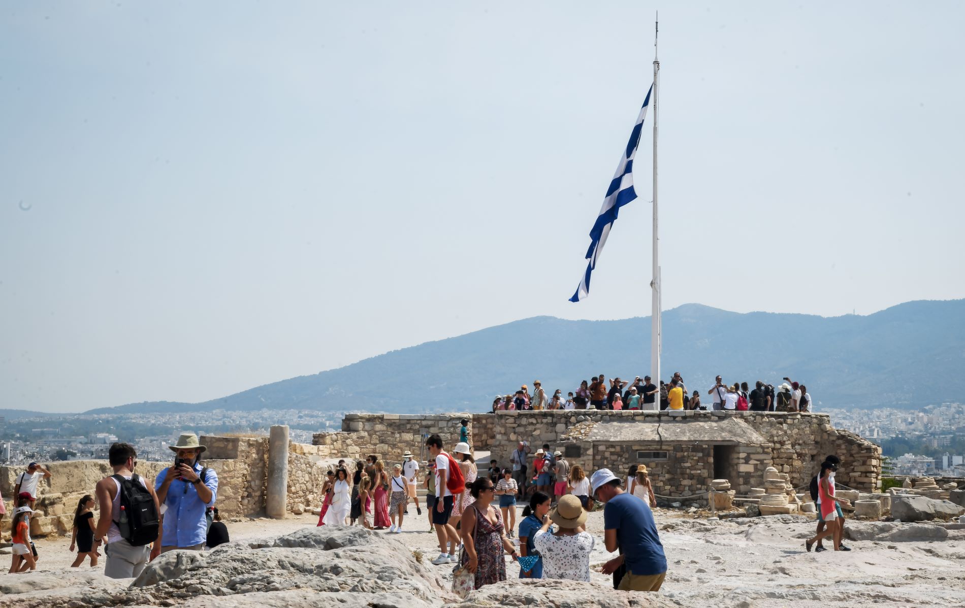 Τουρίστες στην Ακρόπολη ©Eurokinissi