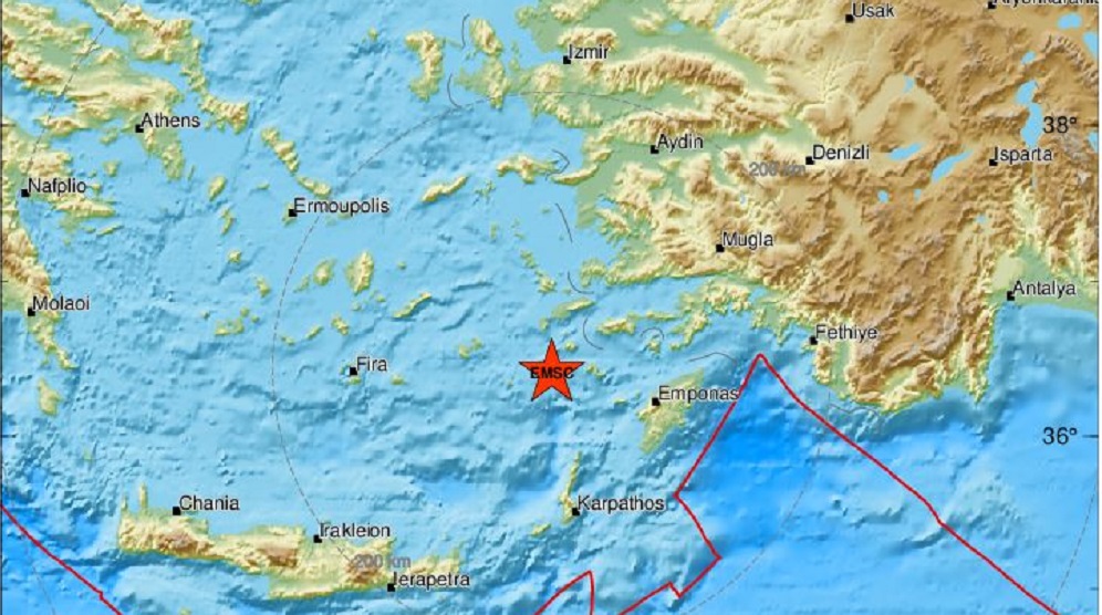 Δύο σεισμικές δονήσεις 4 και 4,7 Ρίχτερ στη Νίσυρο με διαφορά 20 λεπτών