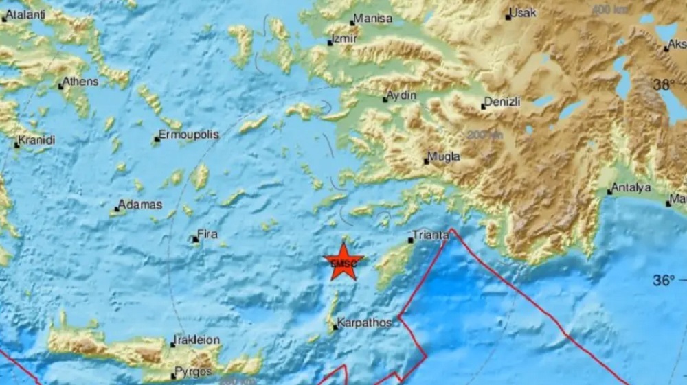 Σεισμικές δονήσεις στη Νίσυρο: 3,8 και 4,1 Ρίχτερ με διαφορά ενός λεπτού