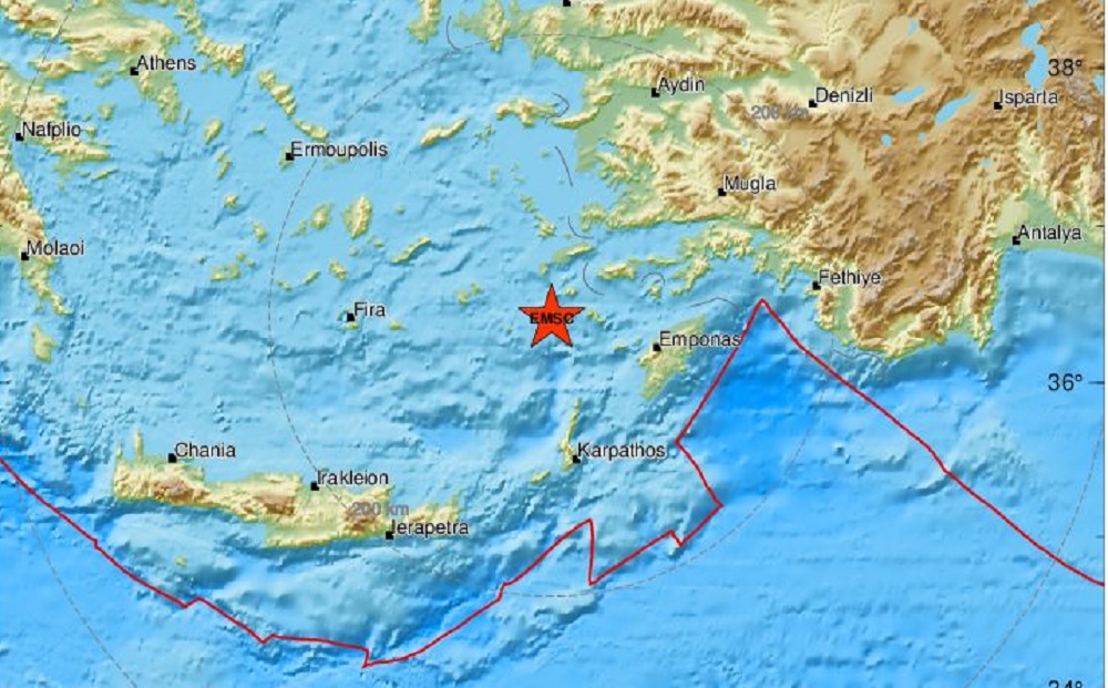 Νίσυρος: Σεισμική δόνηση 3,1 Ρίχτερ