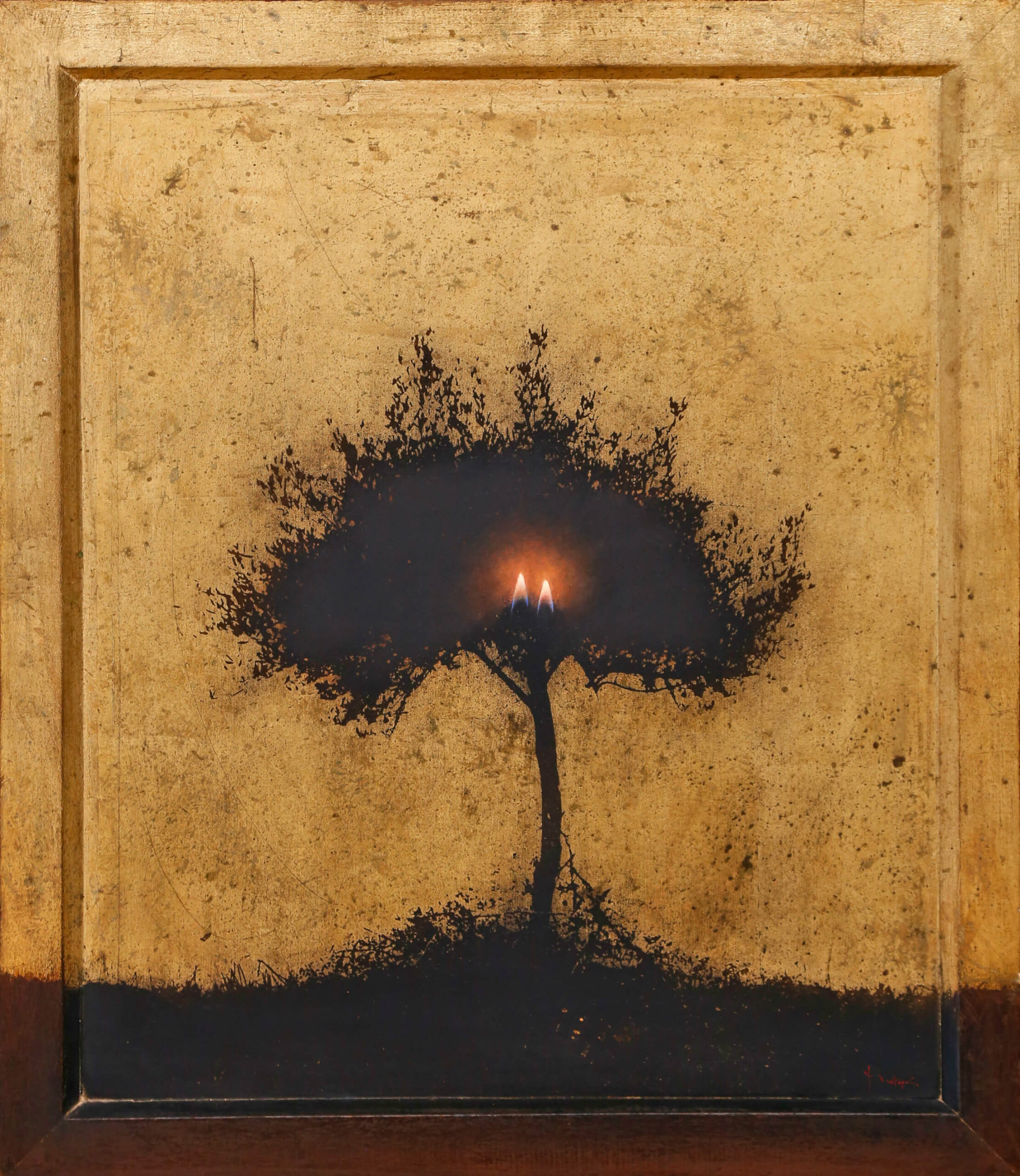 Το έργο του Χρήστου Μποκόρου με τίτλο «Tree and Flame»