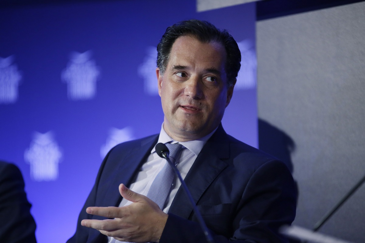 Ο υπουργός Ανάπτυξης Άδωνις Γεωργιάδης ©ΑΠΕ-ΜΠΕ/ΑΠΕ-ΜΠΕ/ΧΑΣΙΑΛΗΣ ΒΑΪΟΣ