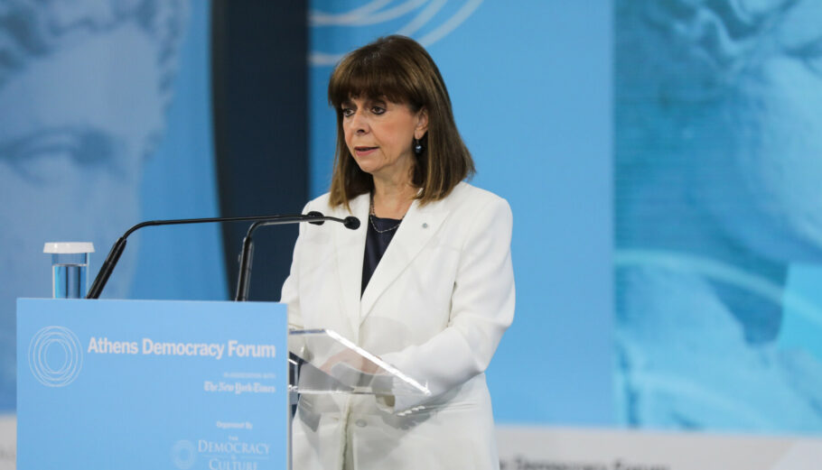 Η Πρόεδρος της Δημοκρατίας, Κατερίνα Σακελλαροπούλου © EUROKINISSI