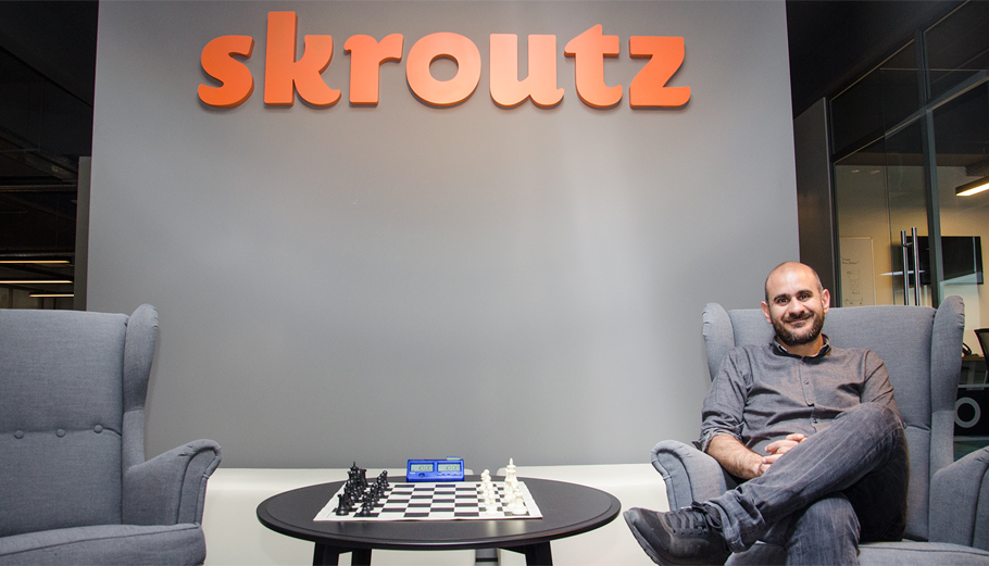 O CEO και συνιδρυτής της Skroutz Γώργος Χατζηγεωργίου © skroutz.gr