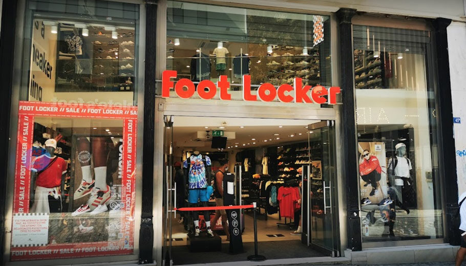 Το κατάστημα της Foot Locker στην οδό Ερμού © Google Maps
