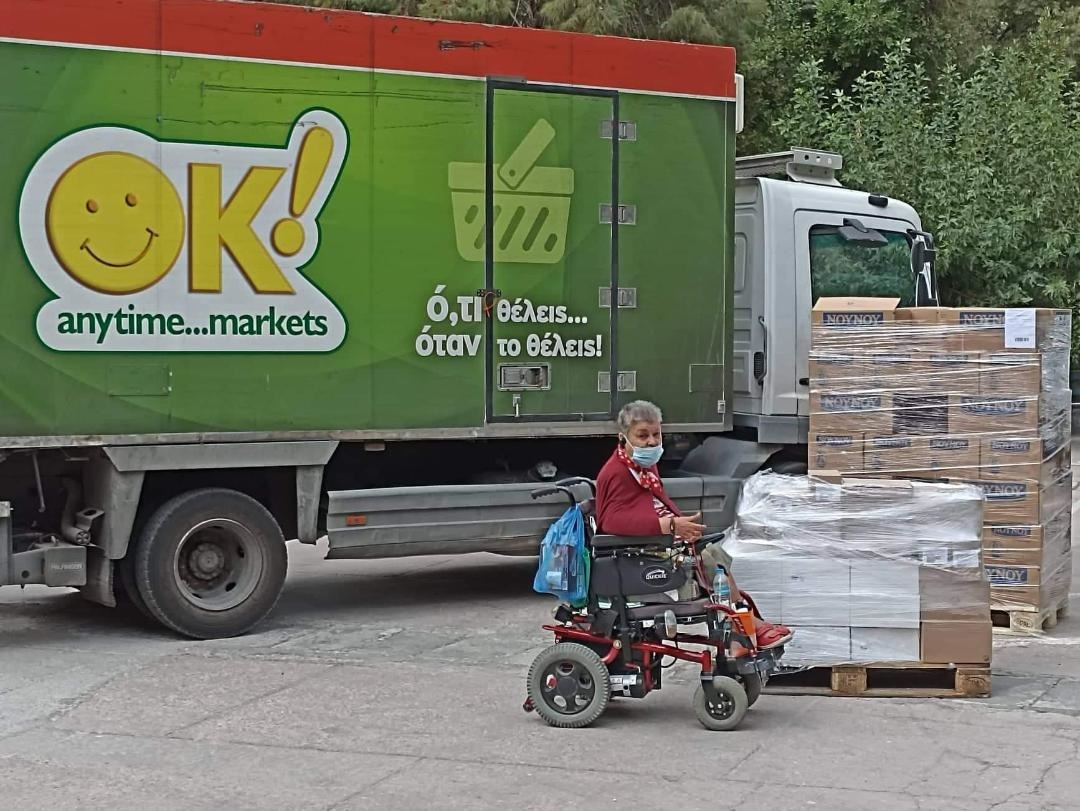OK Anytime Markets: Δωρεά γαλακτοκομικών στο Άσυλο Ανιάτων
