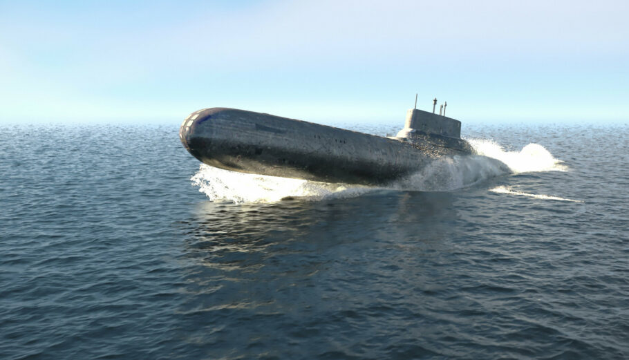 Αμερικανικό πυρηνικό υποβρύχιο © 123rf