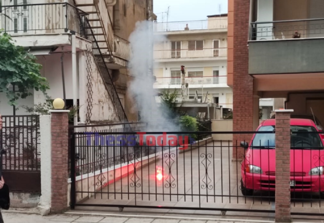 Επεισόδια στο 1ο-2ο ΕΠΑΛ Σταυρούπολης ©youtube.com-thesstoday