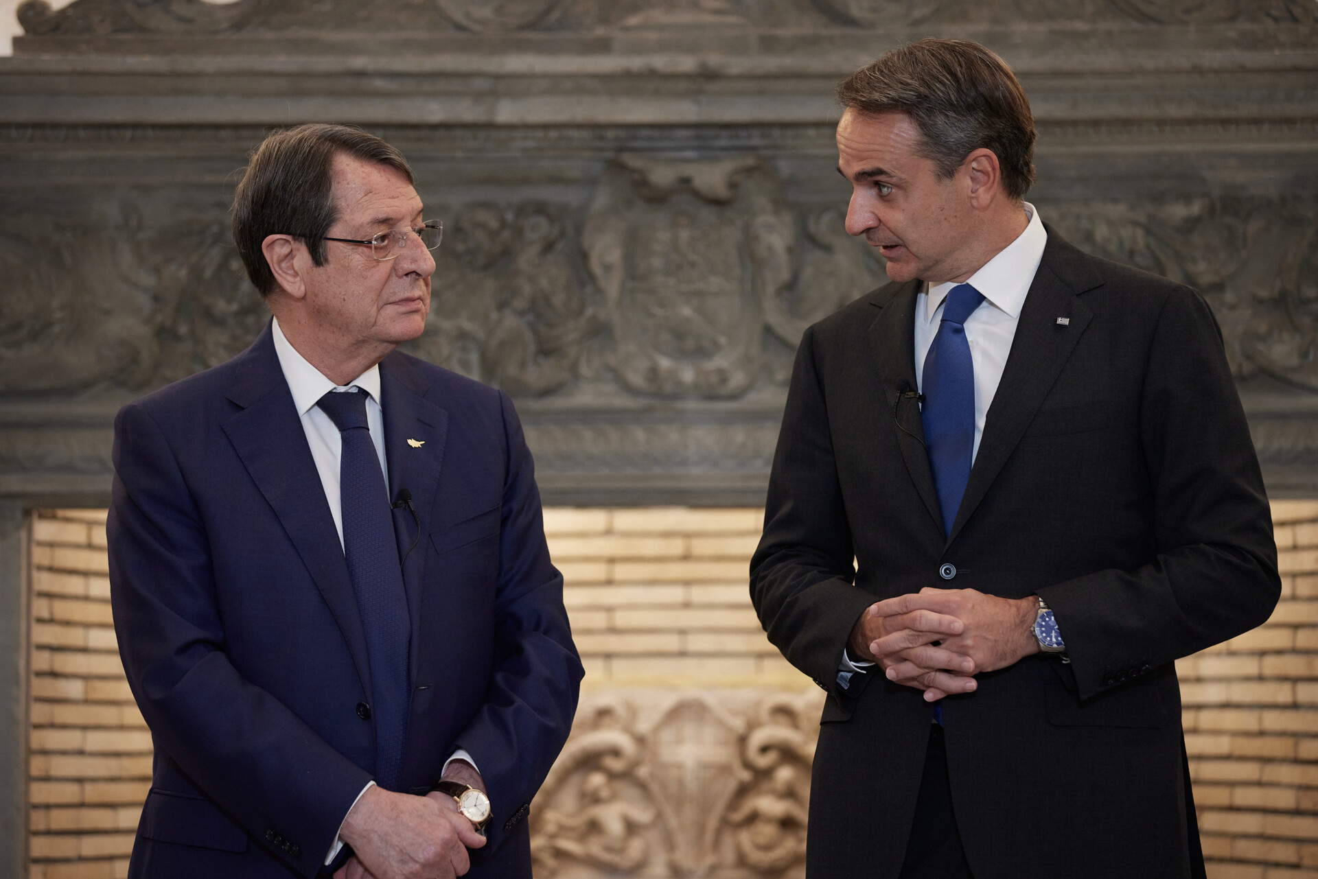 Μητσοτάκης-Αναστασιάδης: Δεν είναι αποδεκτή η λύση δύο κρατών