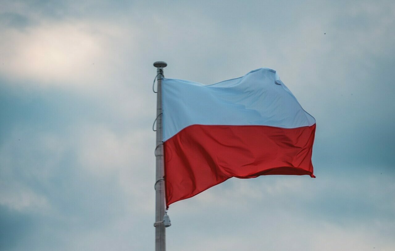 Η σημαία της Πολωνίας