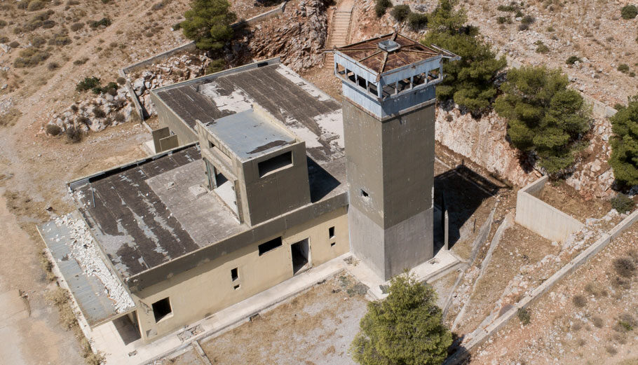 To πρώην στρατόπεδο στον Ασπρόπυργο όπου αναμένεται να μετεγκατασταθούν οι φυλακές Κορυδαλλού © Eurokinissi